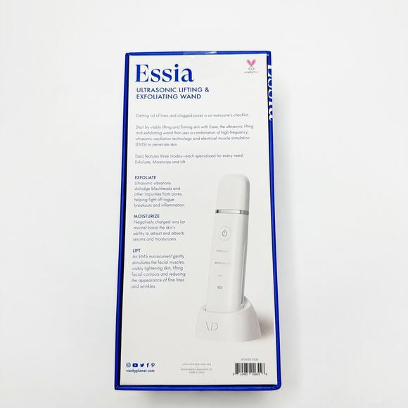 NWT Vanity Planet Essia Ultrasonic Lifting & Exfoliating Moisturizing Face Wand - Picture 2 of 10